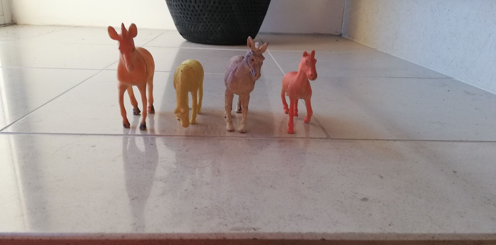 Conjunto de 5 cavalos