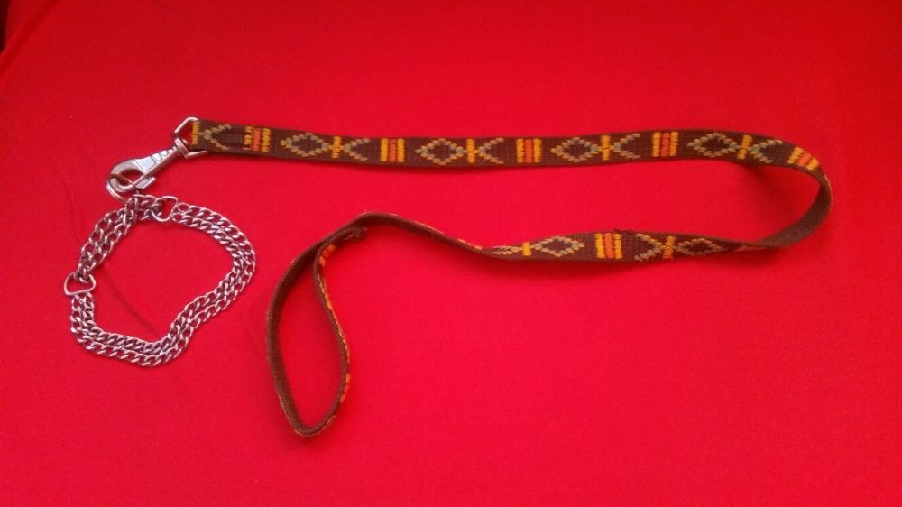 Smycz z obroża dla pupila - Okazja!