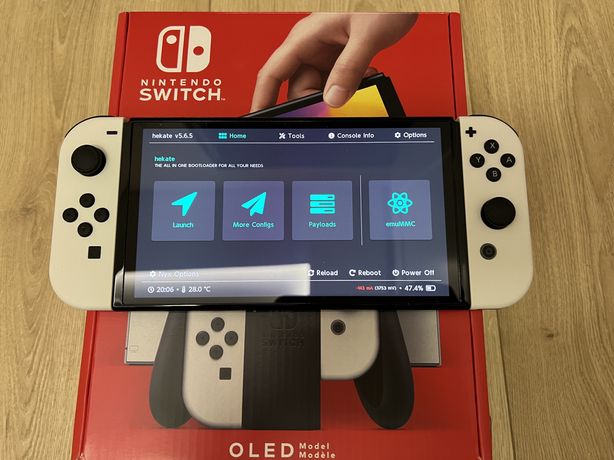 Nowy Nintendo Switch oled przerobiony jeden w Polsce