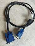Kabel VGA VGA, Przewód VGA VGA D-Sub, długość 1.5m