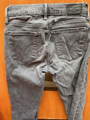 Levi´s® 710™ Super Skinny Spodnie Jeansowe Rozmiar W25 L30