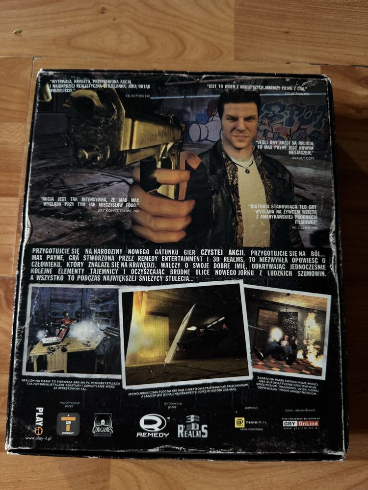 Max Payne PC big box komplet podkladka