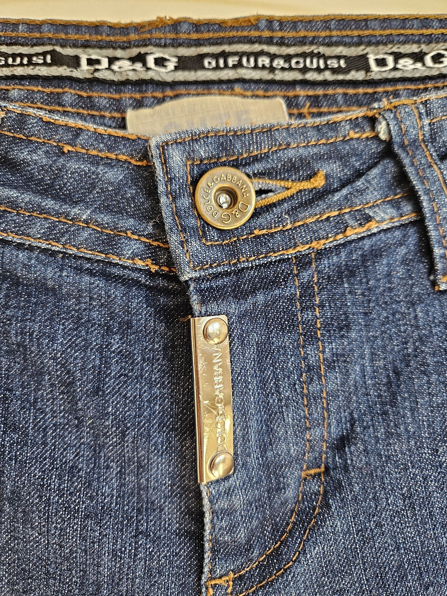 Oldschoolowe jeansy D&G rozmiar S,  vintage, retro look