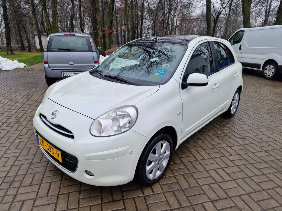 Nissan Micra K13 1.2 Benzyna Klimatronik Panorama Keyless CzujnikiNavi