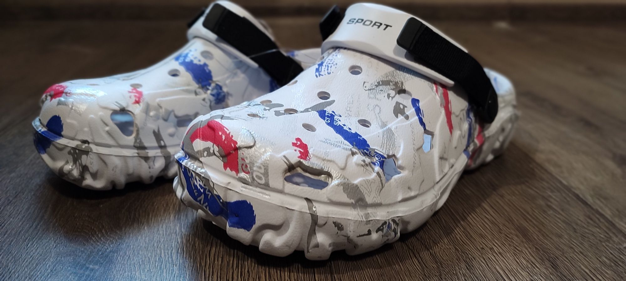 Тапочки Чоловічі Літні крокси, crocs 
тапочки