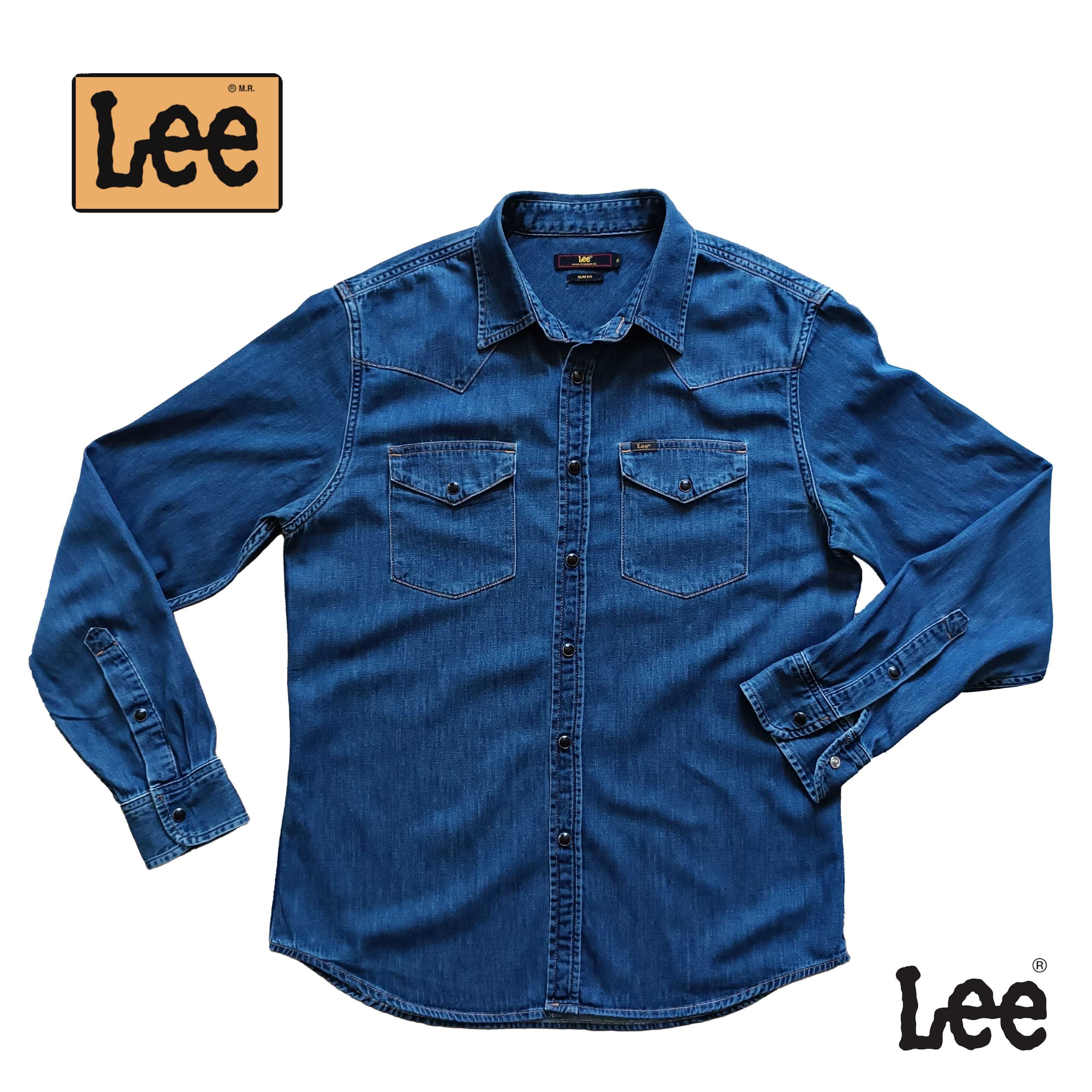 Джинсовая рубашка Lee Оригинал Slim Fit. Новое состояние.