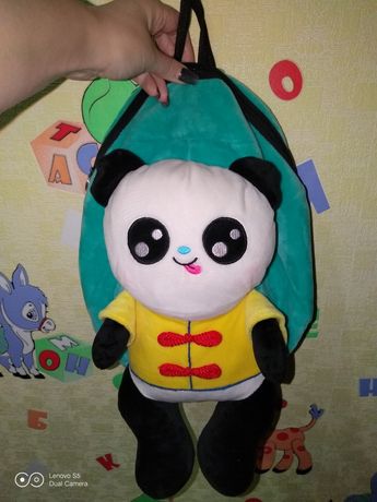 Детский рюкзак игрушка Панда