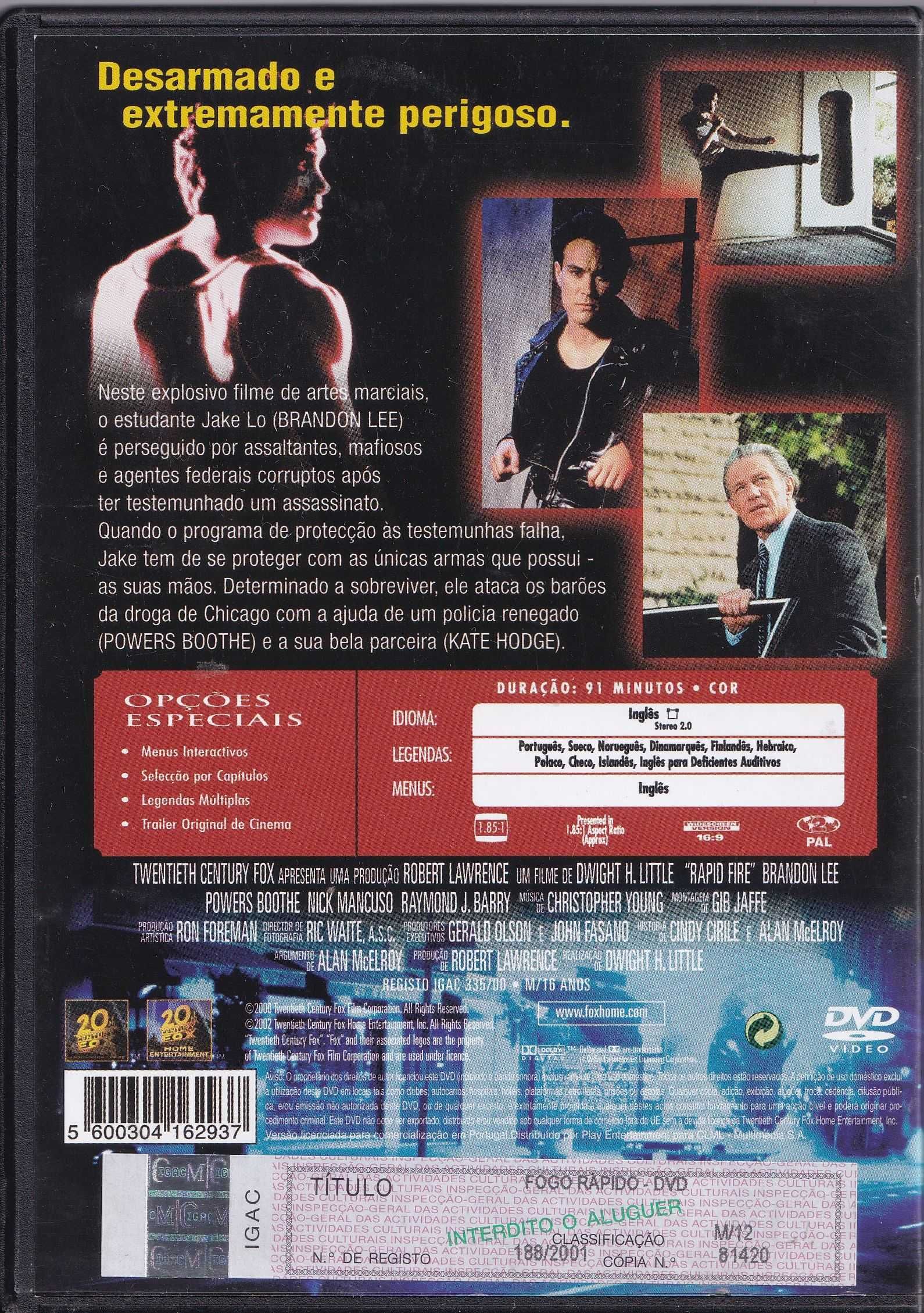 DVD - Fogo Rápido