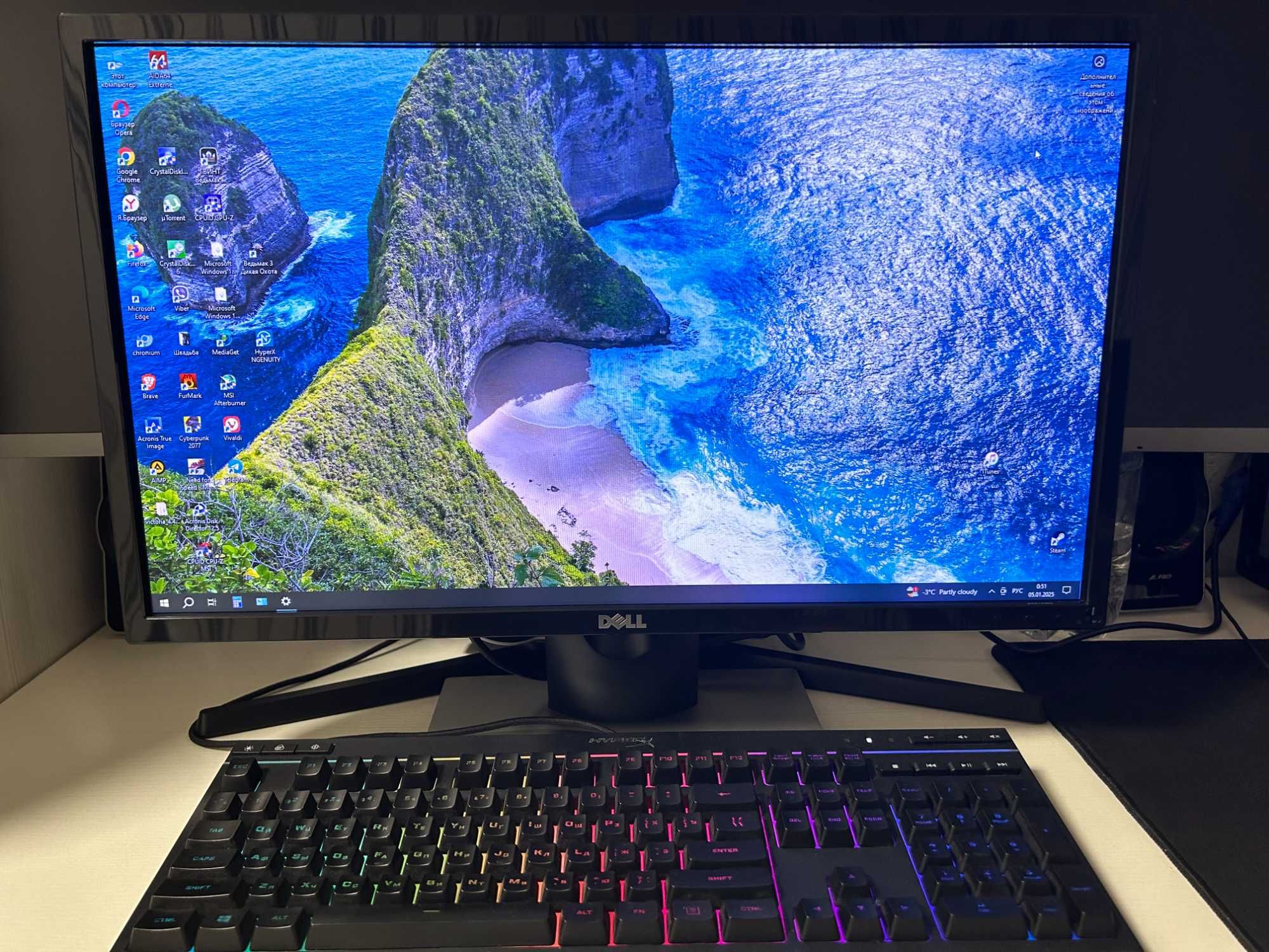 Монитор DELL 24 дюйма IPS матрица HDMI Dport