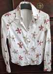 Camisa bordada  Italiana