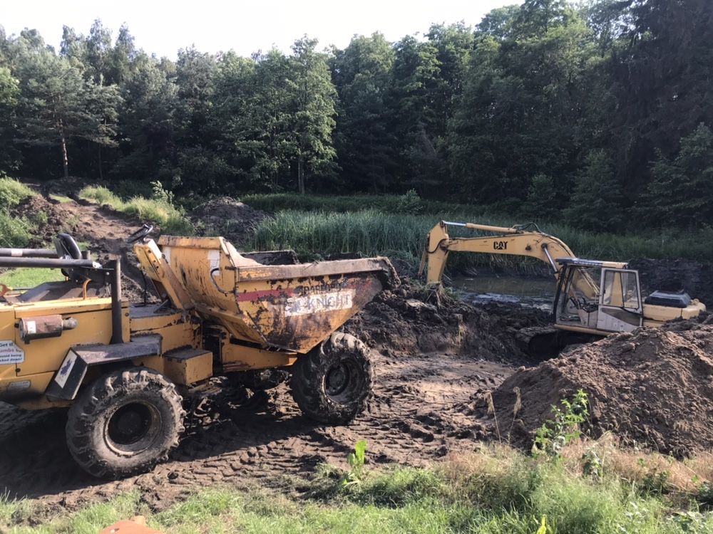 Usługi koparkami,roboty ziemne,wyburzenia,rozbiórki,kopanie stawów