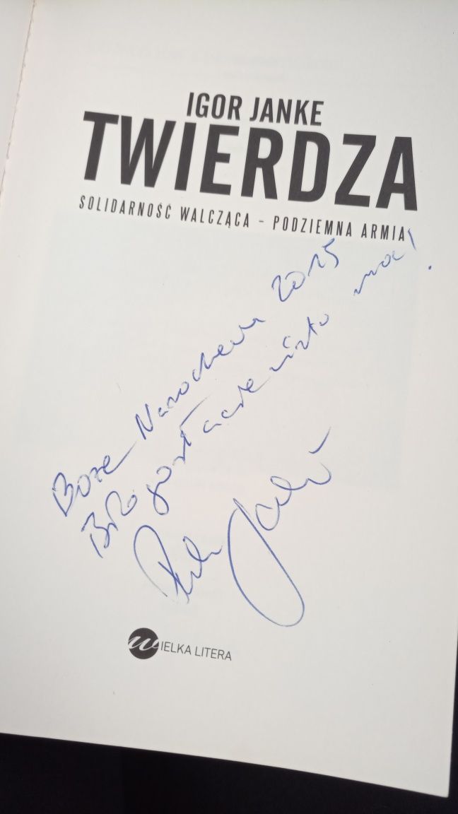 Książka Twierdza - solidarność walcząca - podziemna armia Janke