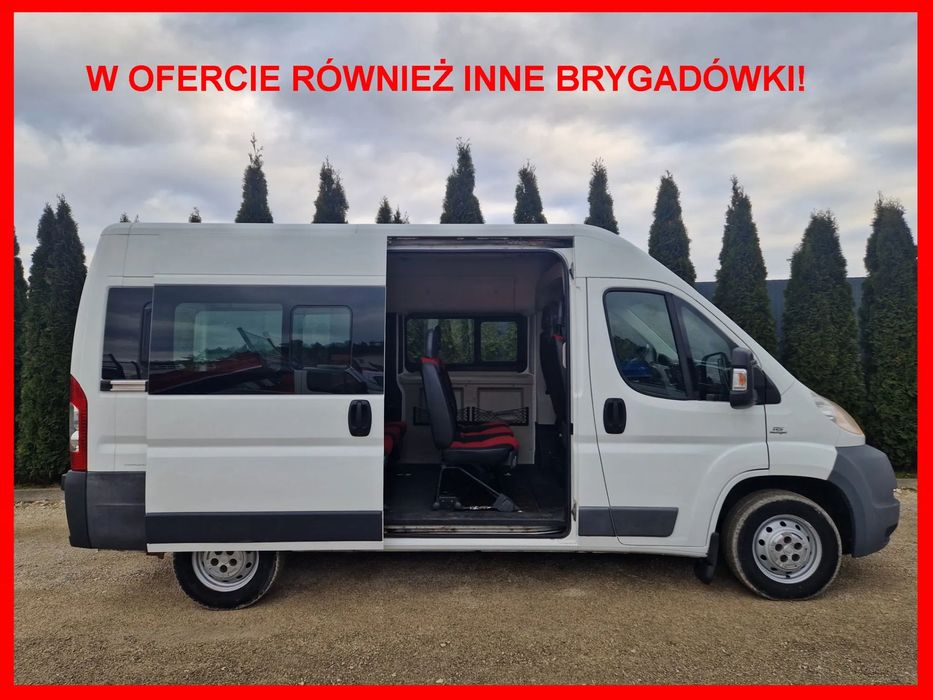 Fiat Ducato 2.0 115KM Brygadówka  Mikrobus 9-osób ,Klima, 211tys, Sprowadzony! TOP