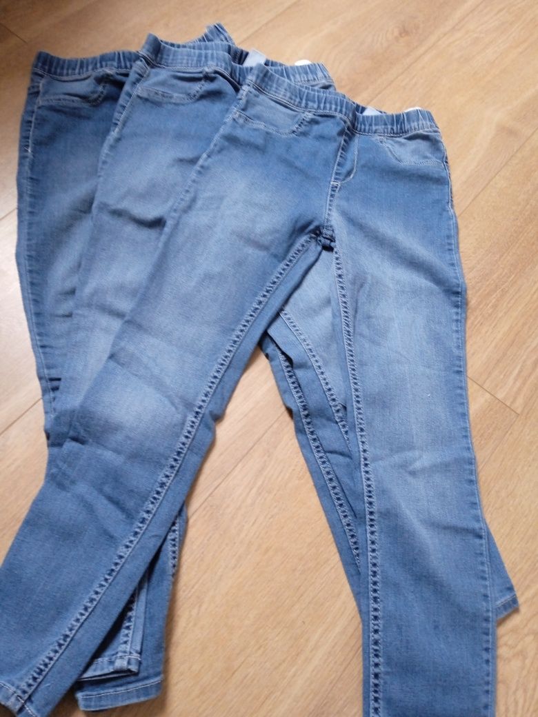 Jeans h&m stan idealny  134/140