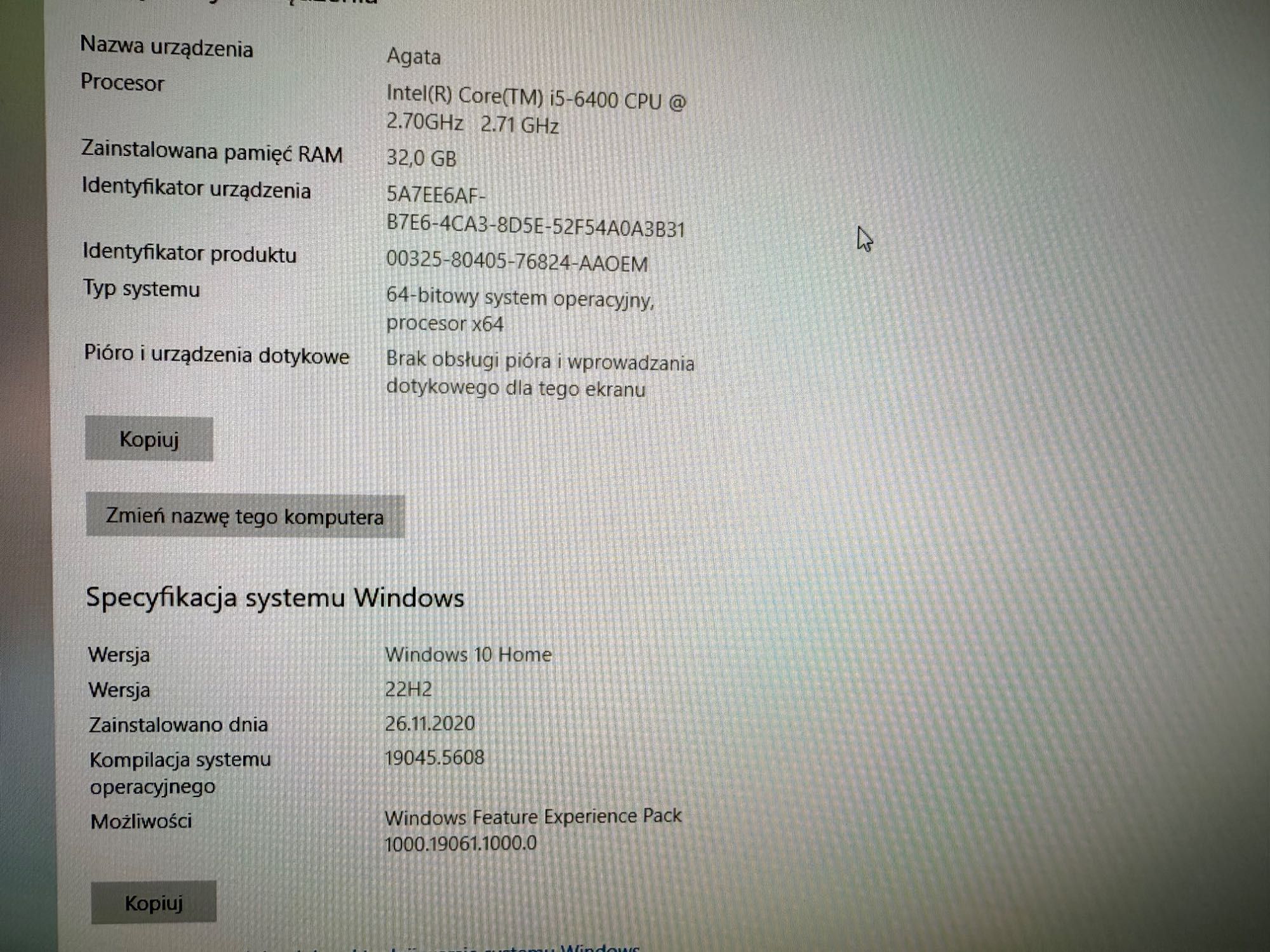 Lenovo Ideacentre All in one AIO 700-24ISH Intel i5 6400