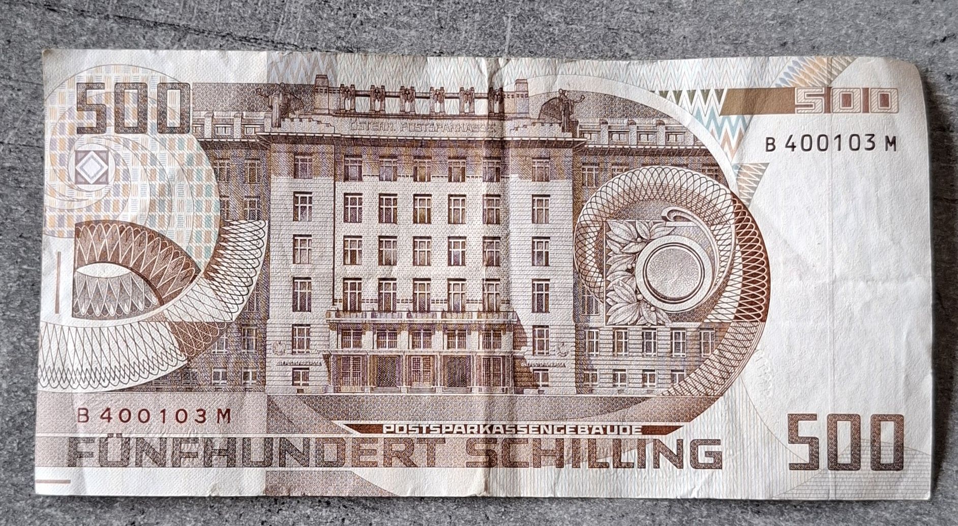500 schilling Austria 1985r