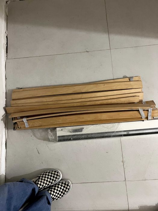 Estrutura de cama individual solteiro IKEA 90x200 VIHALS branco