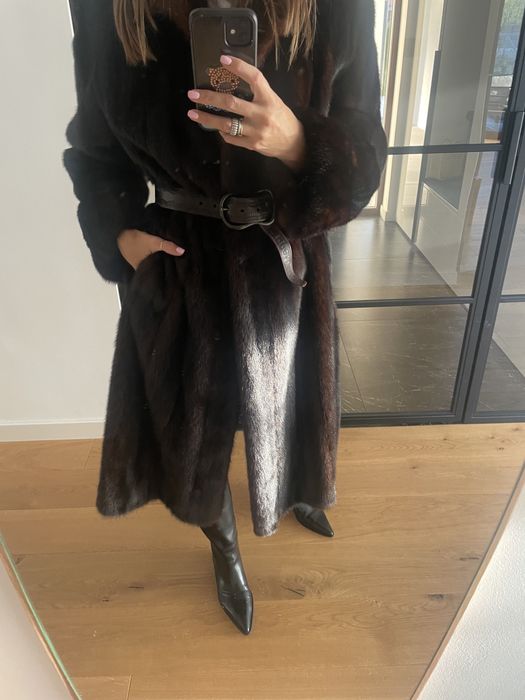 Czekoladowe futro z norek