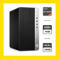 Комп'ютер HP 705/Ryzen 3 Pro 2200G/16GB DDR4/128GB SSD M.2/Vega 8/250W