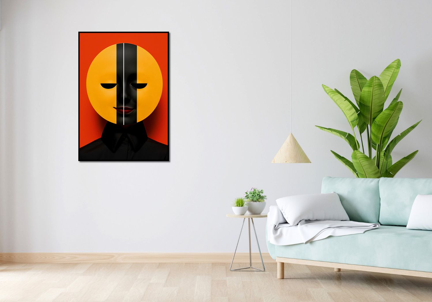 Plakat 70x100cm Dwie Twarze Rzeczywistości