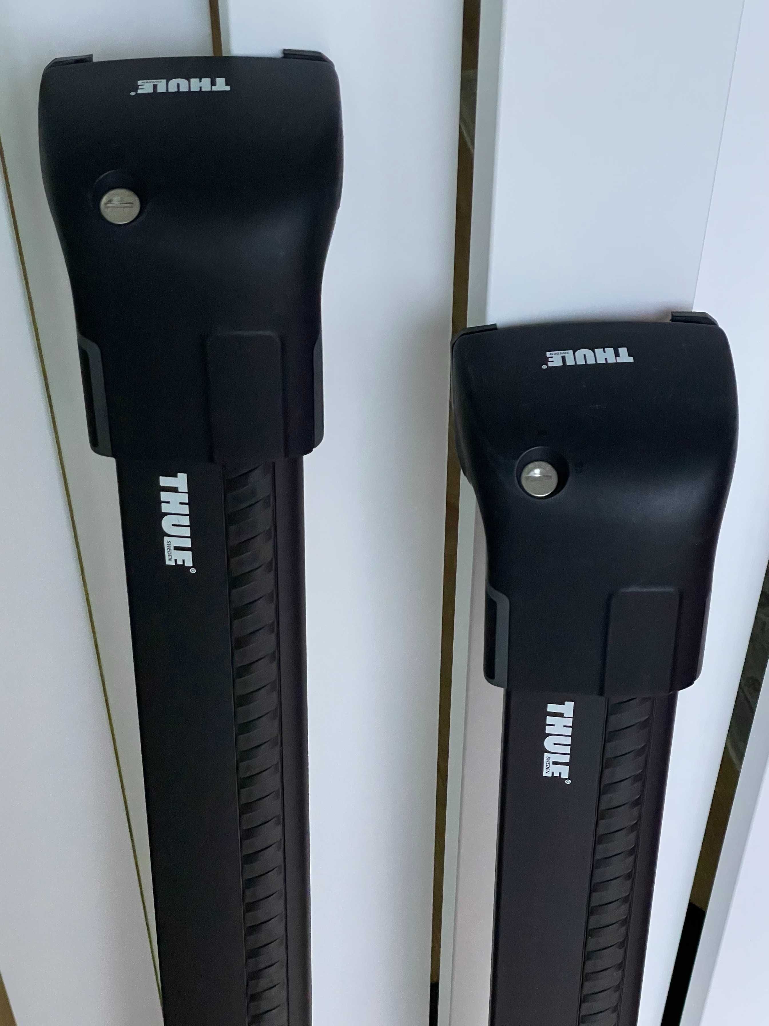Barras de Tejadilho Thule WingBar Edge Preto 86 cm – Conjunto Completo