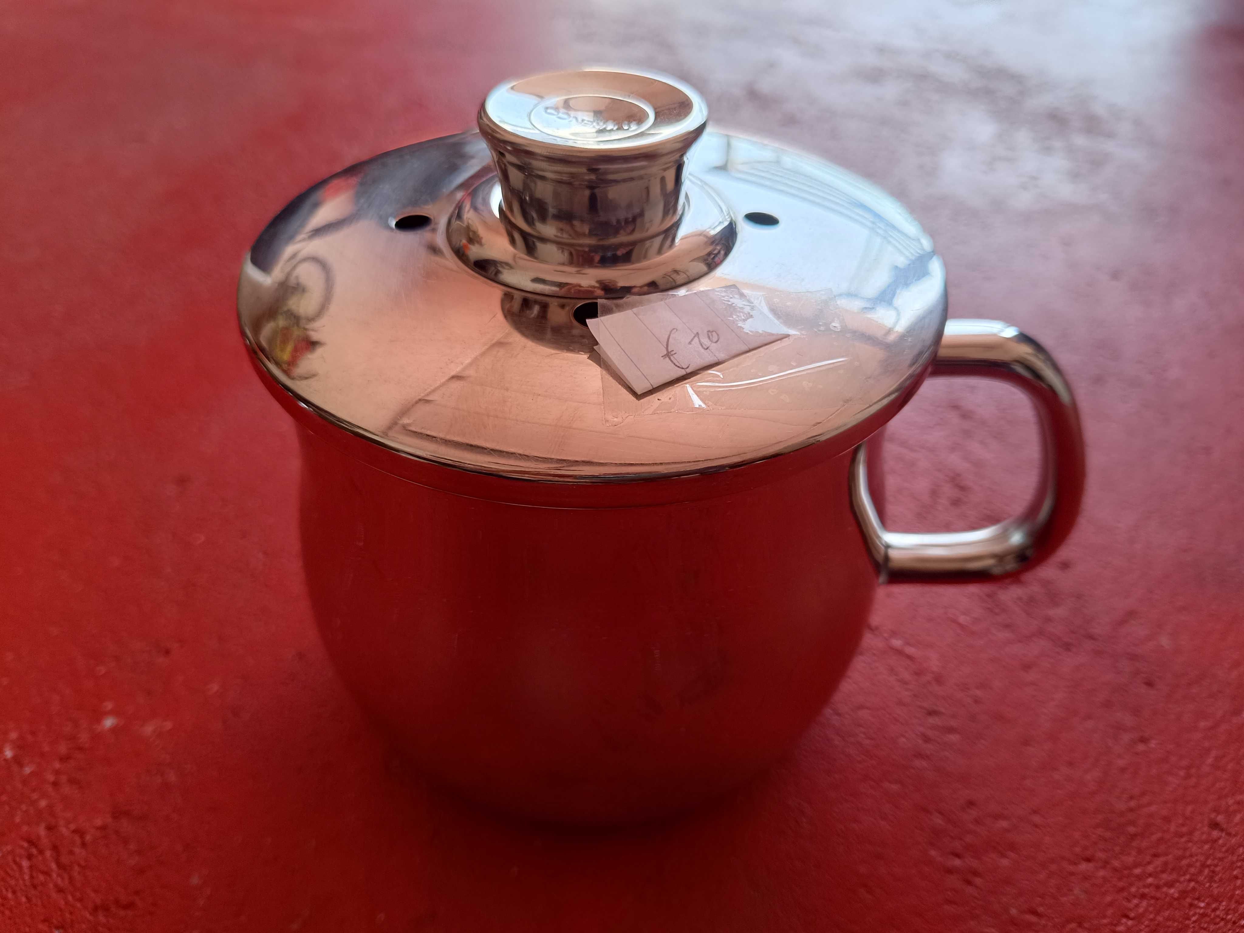 Panela Fervedor inox diam. 14cm x altura 13cm