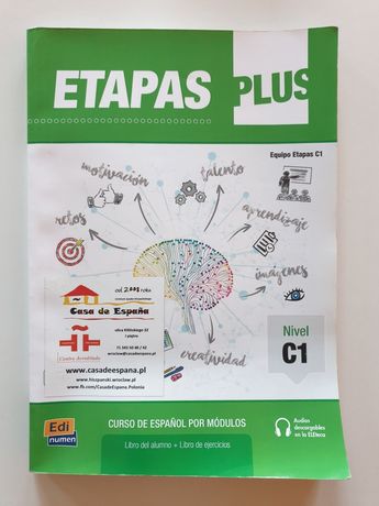 Etapas Plus C1 - książka ćwiczenia do nauki języka hiszpańskiego