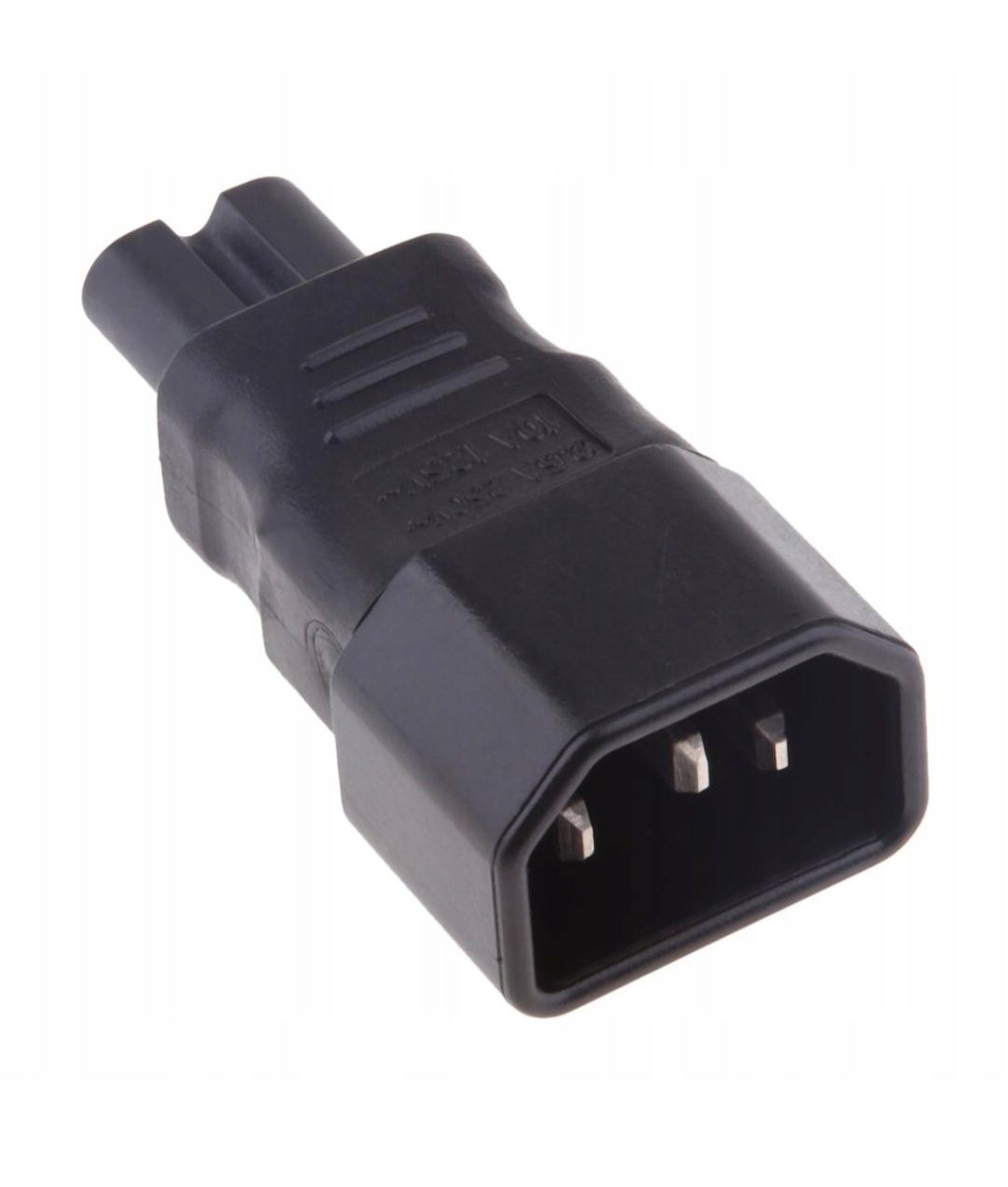 wkv-IEC C14 to C7 Premium Molded Plug Converter