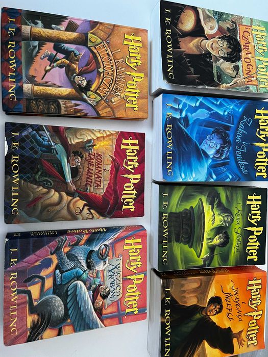 Harry Potter - J.K. Rowling - zestaw wszystkich części + gratis