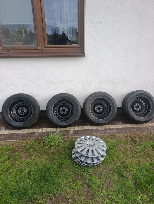 Koła zimowe R15 195/65 passat  Golf b6 b7