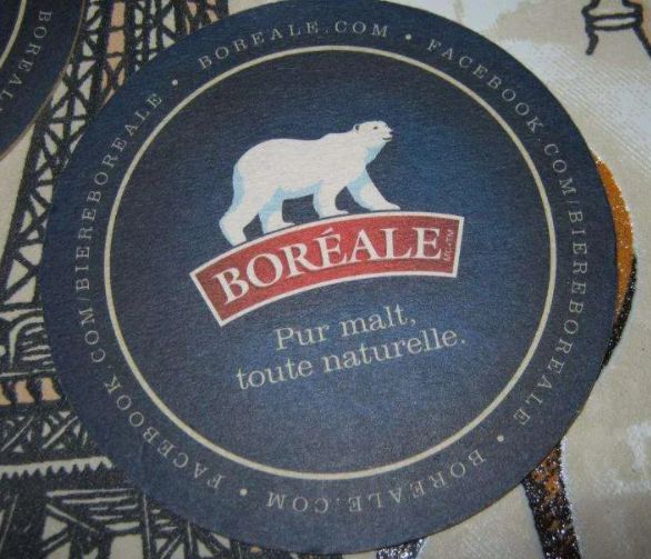 кухонные подставки под пиво набор 8 шт BOREALE белый медведь