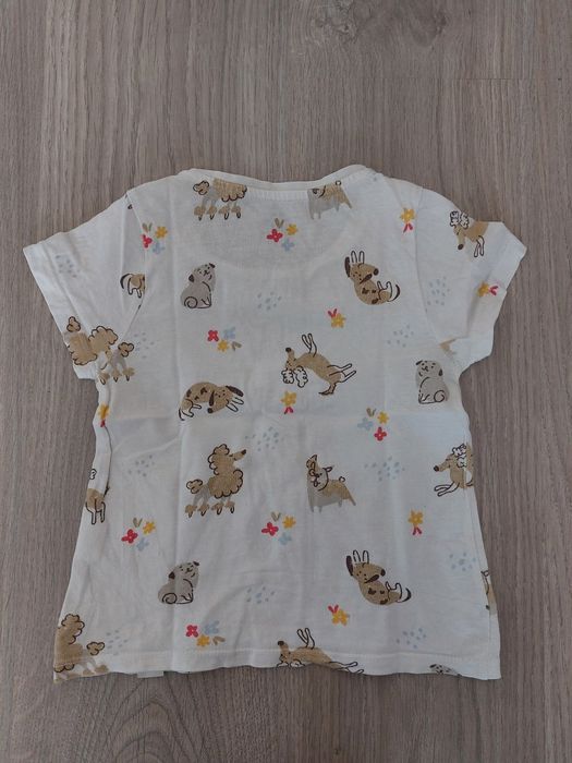 Koszulka, T-shirt dla dziewczynki, pieski, r.104