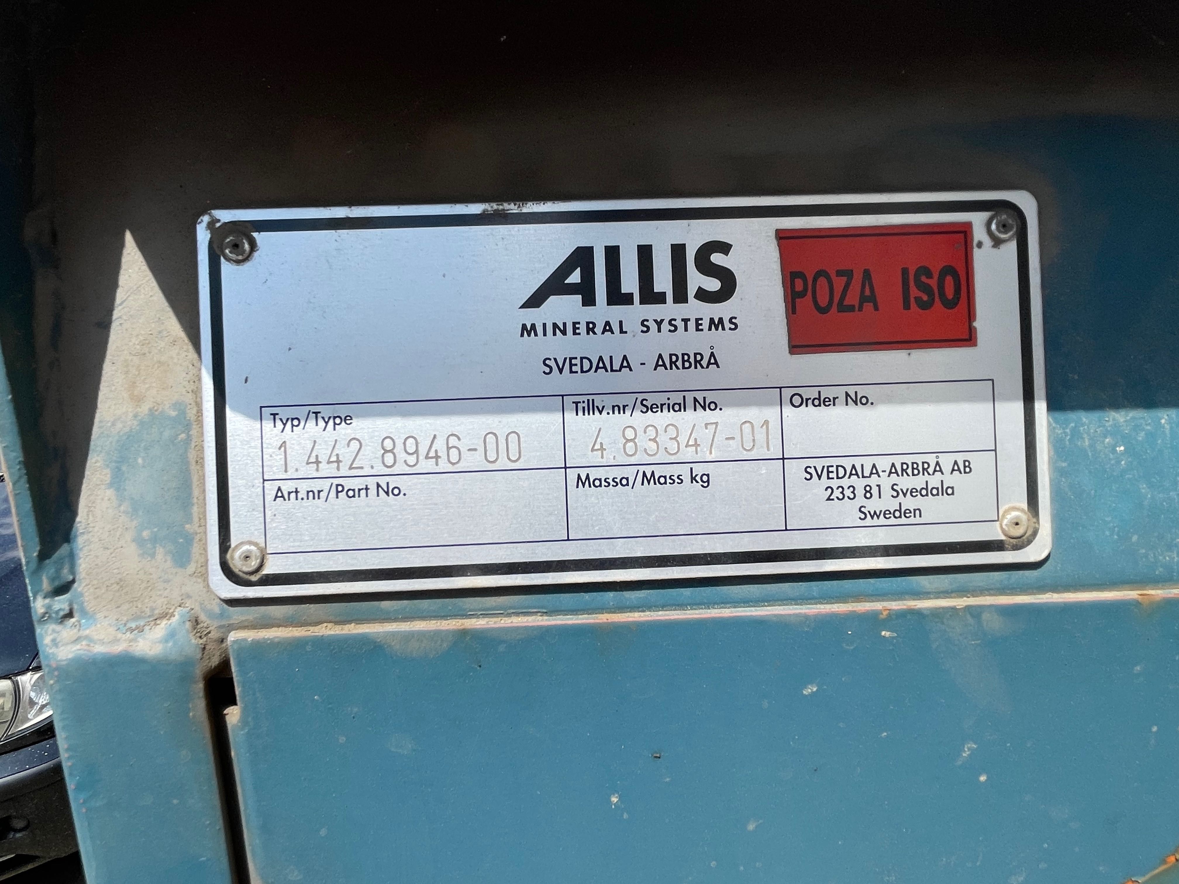 Kruszarka stożkowa Svedala Allis