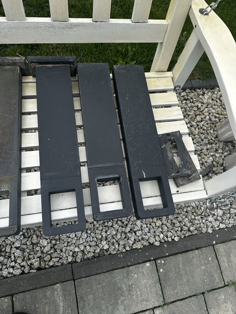 Lampki ogrodowe 8 sztuk LED antracytowa 50 cm