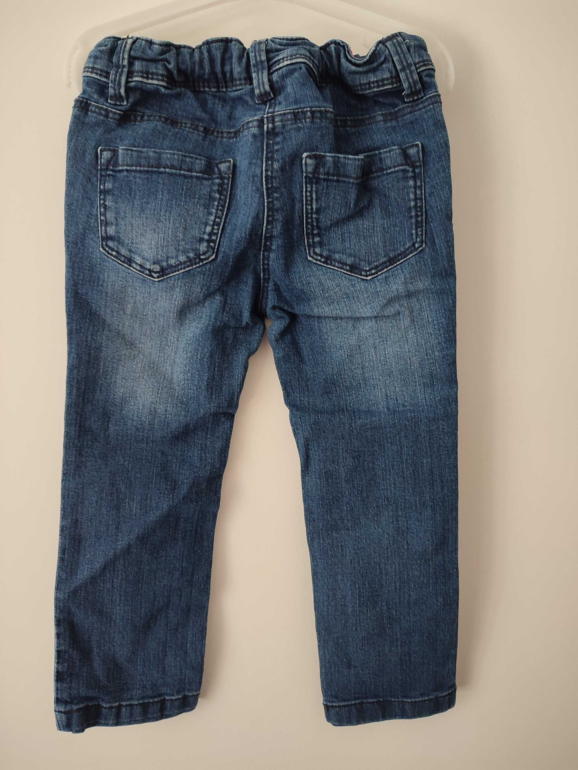 Palomino C&A rozmiar 98 spodnie jeansowe z regulacją w pasie jeans