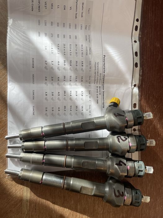 Форсунки  крафтер 0445110369 Volkswagen,Audi 2.0TDI
