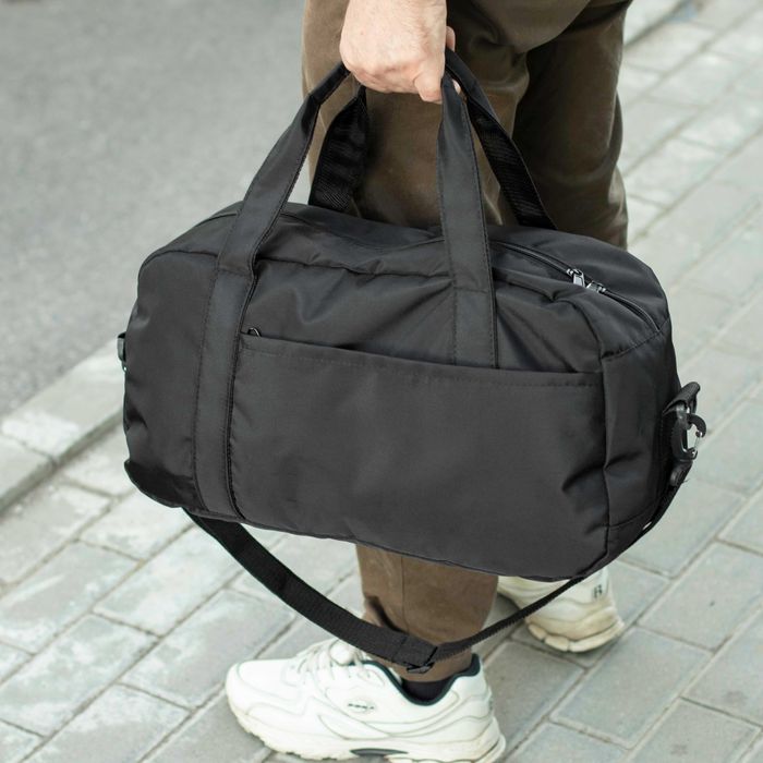 Спортивна сумка Ego  чорного кольору для тренувань і  фітнесу