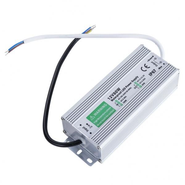 Waterproof LED Power Supply IP67 12v 80W