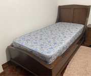Cama solteiro+colchao