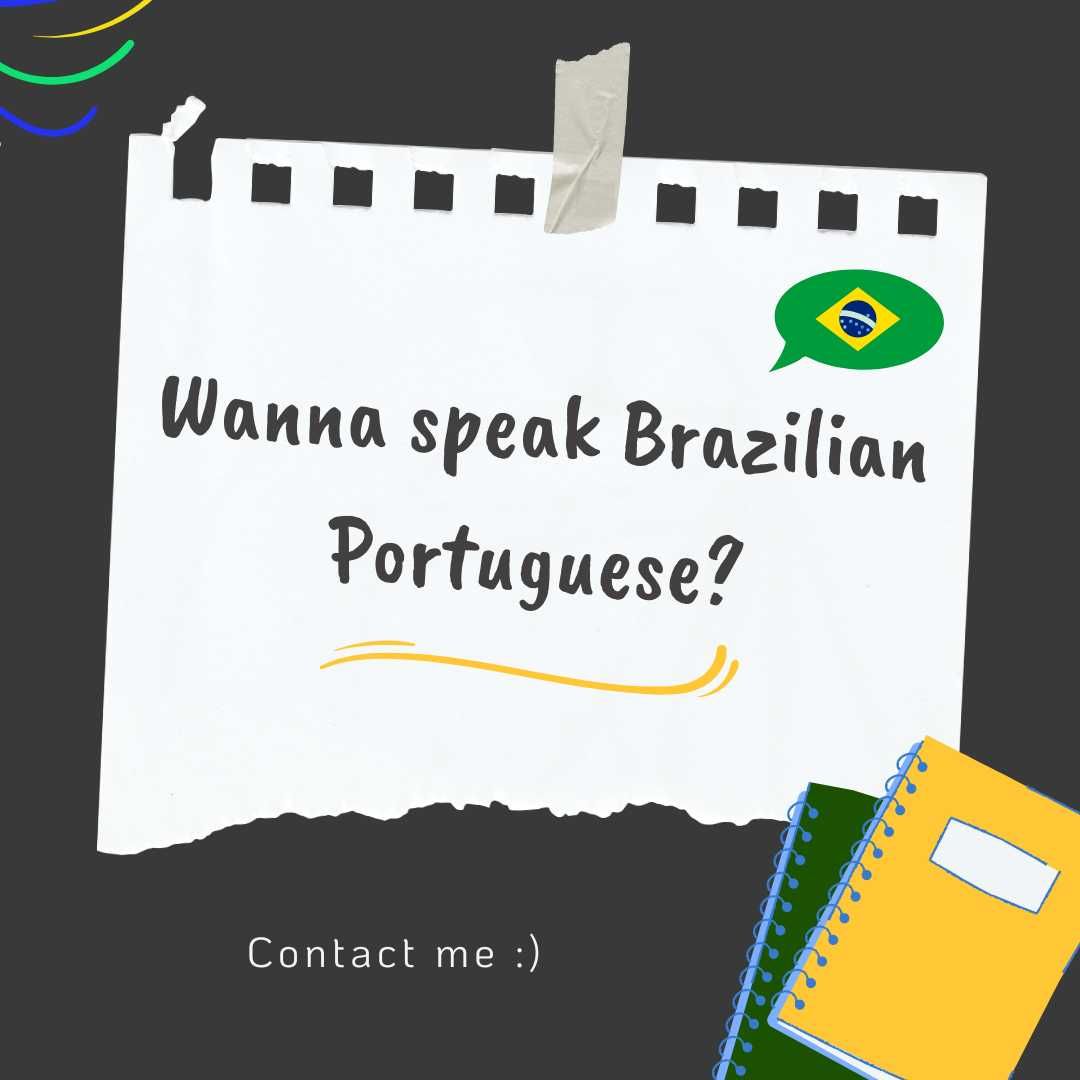 Portugalski (Brazylijski) z native speakerem Korepetycje, Rozmowy
