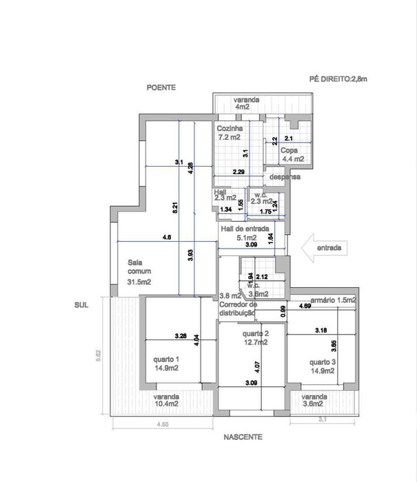 Apartamento T3+1 | Avenida Fernão Magalhães | Rua Prof. Duarte Leite