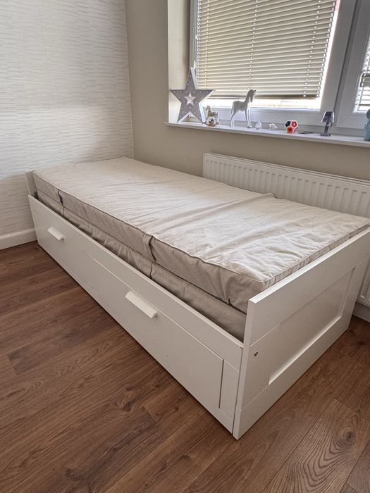 Łóżko rozkladane IKEA z szufladami
