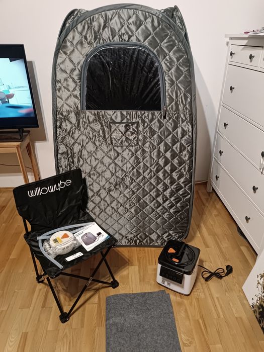 Przenośna sauna parowa Willowybe AP-01 osobiste domowe spa z Bluetooth