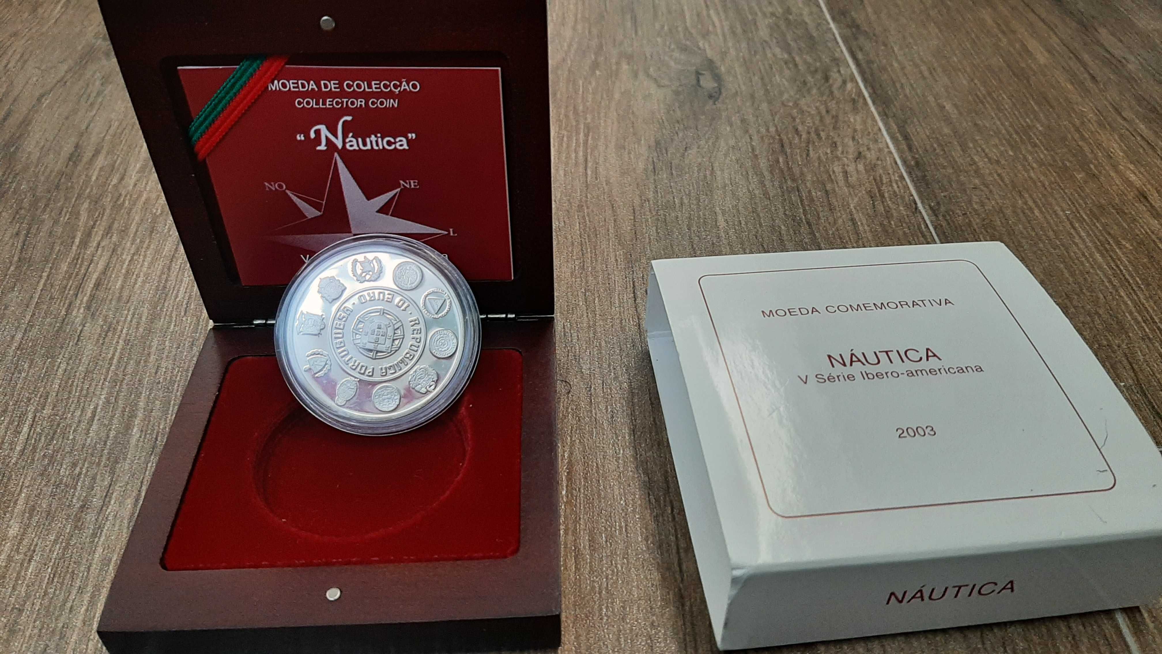 Moeda 2003 Proof nautica em prata 925/1000