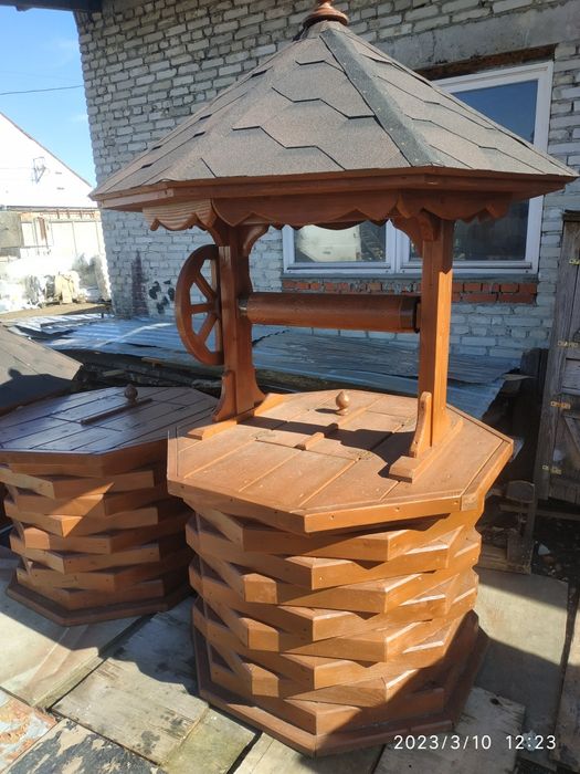 Продаються дашки  на криниці ,качелі ,мангали.
