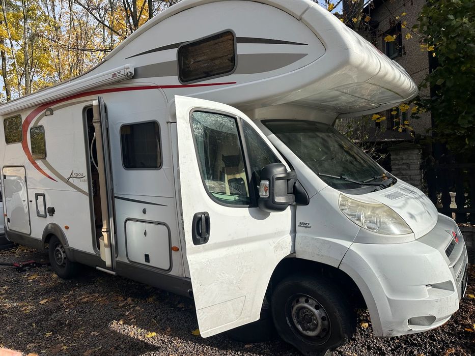 Fiat Ducato  Burstner Argos A650 Uszkodzony camper po kolizji Alkova