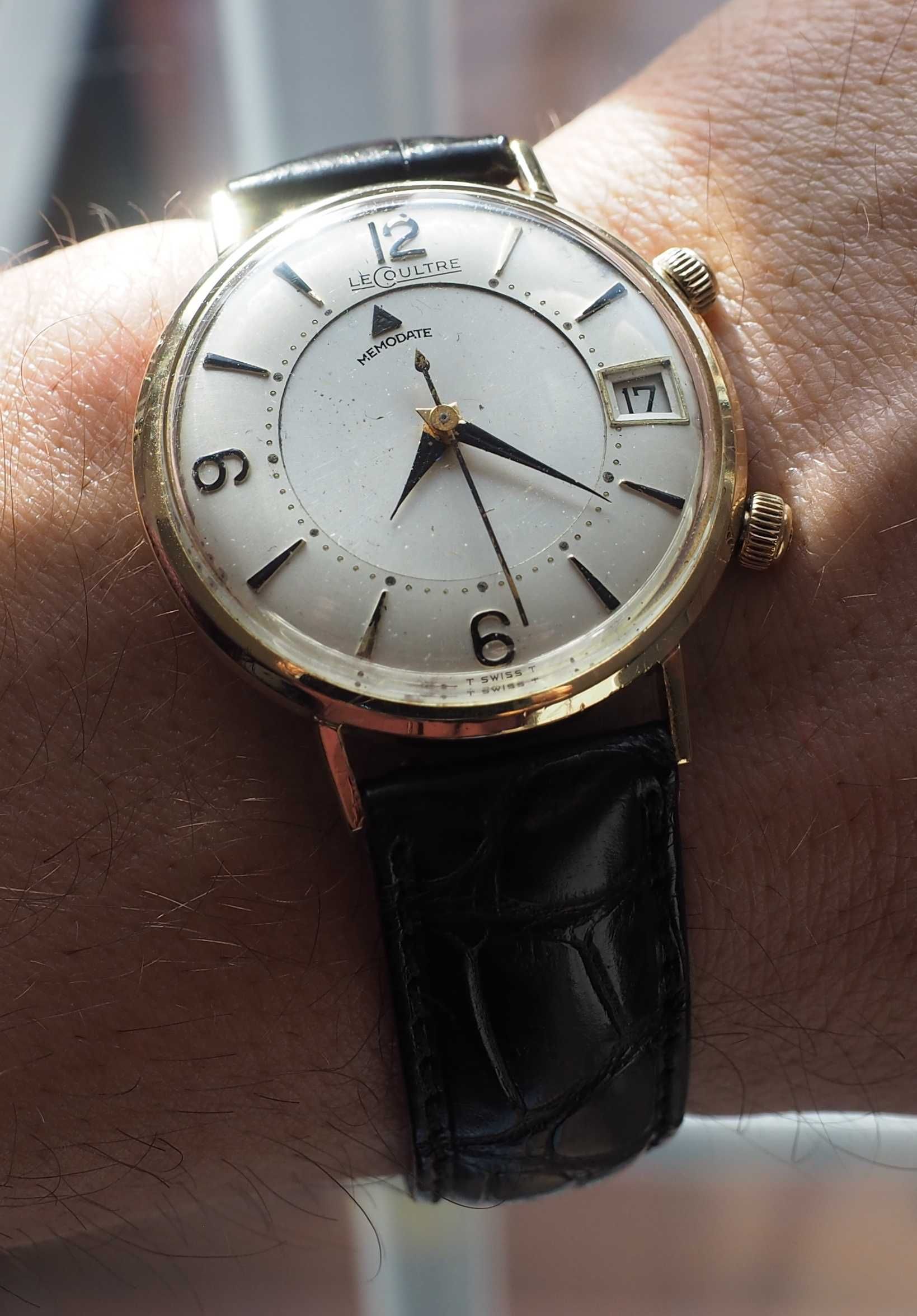 JLC - Jaeger-LeCoultre Memovox Date - 14k złoto