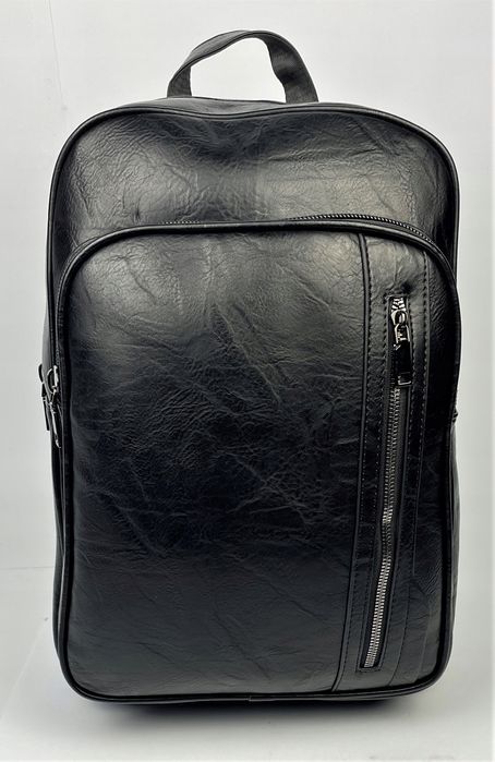 Plecak skórzany czarny klasyczny Marco Contti 30L