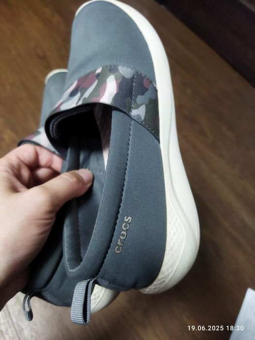 Crocs literide w7 24,5 см сліпони мокасини