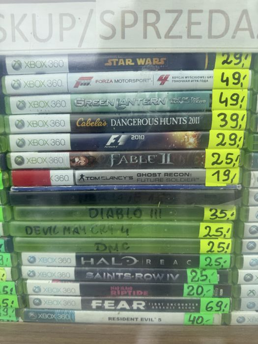 MEGA gry konsola Xbox 360, Minecraft, GTA IV V, Lego, Tekken, WOW